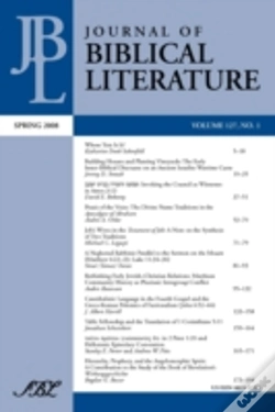 Capa do artigo Journal Of Biblical Literature, Spring 2