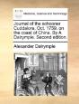 Journal Of The Schooner Cuddalore, Oct. - Preview