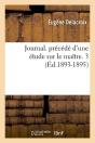 Journal. Précédé D'Une Étude Sur Le Maître. 3 (Éd.1893-1895) - Preview