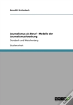 Capa do artigo Journalismus Als Beruf - Modelle Der Journalismusforschung