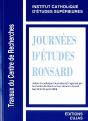 Journées D'Études Ronsard T.7 - Preview
