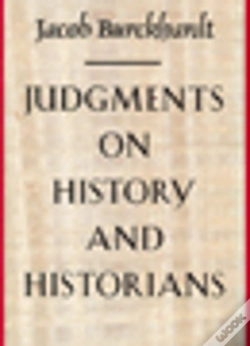 Capa do artigo Judgments On History And Historians