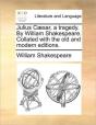 Julius C Sar, A Tragedy. By William Shak - Preview