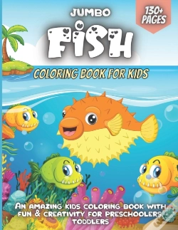 Capa do artigo Jumbo Fish Coloring Book For Kids