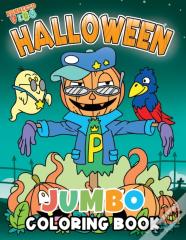 Jumbo Halloween Coloring Book For Kids