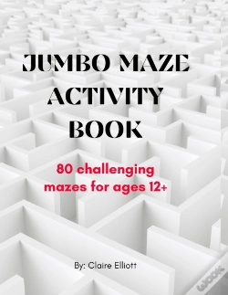 Capa do artigo Jumbo Maze Activity Book (80 Challenging Mazes With Solutions)