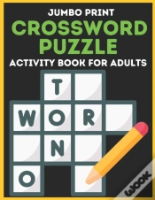 Capa do artigo Jumbo Print Crossword Puzzle Activity Book For Adults