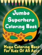 Capa do artigo Jumbo Superhero Coloring Book