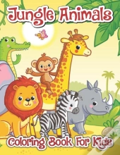 Jungle Animals Coloring Book For Kids