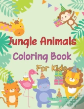 Jungle Animals Coloring Book For Kids