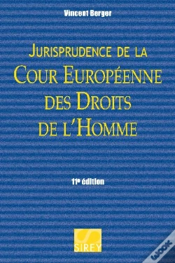 Capa do artigo Jurisprudence De La Cour Européenne Des Droits De L'Homme (11e Édition)
