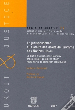 Capa do artigo Jurisprudence Du Comité Des Droits De L'Homme Des Nations Unies