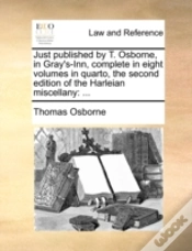 Capa do artigo Just Published By T. Osborne, In Gray