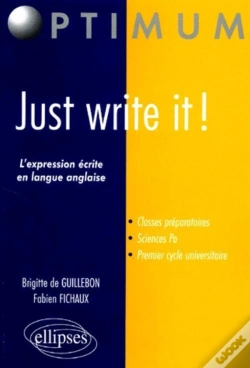 Capa do artigo Just Write It ! L'Expression Écrite En Langue Anglaise Pour Les Classes Préparatoires