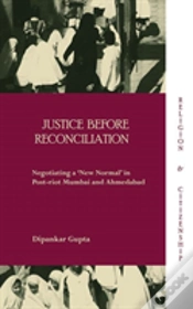 Capa do artigo Justice Before Reconciliation