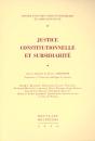 Justice Constitutionnelle Et Subsidiarite - Preview