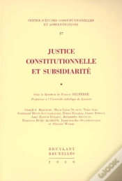 Capa do artigo Justice Constitutionnelle Et Subsidiarite
