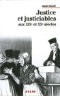 Justice Et Justiciables Aux Xix Et Xx Siècles - Preview