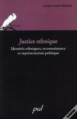 Capa do artigo Justice Ethnique ; Identités Ethniques, Reconnaissance Et Représentation Politique
