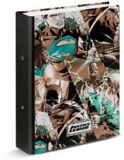 Capa do artigo Justice League Comics Pasta de 4 Anéis, Cinza