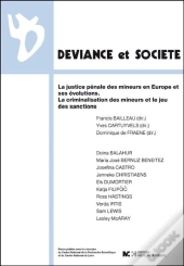 Justice Pénale Des Mineurs En Europe Et Ses Évolutions