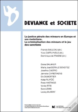 Capa do artigo Justice Pénale Des Mineurs En Europe Et Ses Évolutions
