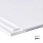 K-Line Branco Fegol Pluma 50x70cm - 3mm - Preview