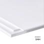 K-Line Branco Fegol Pluma 70x100cm - 5mm - Preview