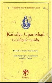 Capa do artigo Kaivalya Upanishad ; La Solitude Complete