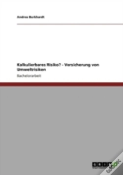 Capa do artigo Kalkulierbares Risiko? - Versicherung Von Umweltrisiken