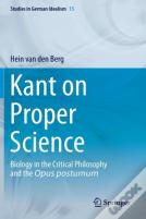 Kant On Proper Science