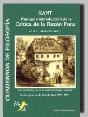 Kant: Prólogo En Introducción De La Crítica De La Razón Pura - Preview