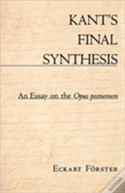 Capa do artigo Kantâ€™S Final Synthesis