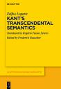 Kant'S Transcendental Semantics - Preview
