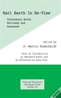 Capa do artigo Karl Barth In Re-View