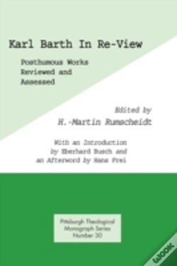 Capa do artigo Karl Barth In Re-View