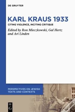 Capa do artigo Karl Kraus 1933