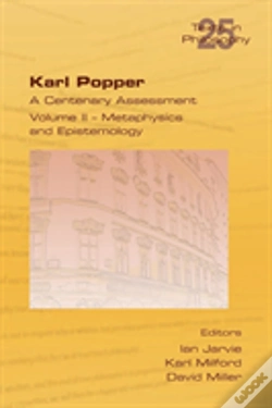 Capa do artigo Karl Popper. A Centenary Assessment. Volume Ii - Metaphysics And Epistemology