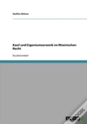 Capa do artigo Kauf Und Eigentumserwerb Im Rheinischen Recht