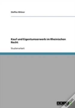 Capa do artigo Kauf Und Eigentumserwerb Im Rheinischen Recht