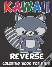Kawall Reverse Coloring Book For Kids