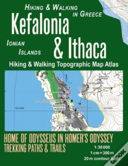 Capa do artigo Kefalonia & Ithaca Hiking & Walking Topographic Map Atlas 1