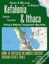 Kefalonia & Ithaca Hiking & Walking Topographic Map Atlas 1