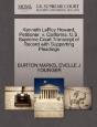 Kenneth Leroy Howard, Petitioner, V. California. U.S. Supreme Court Transcript Of Record With Supporting Pleadings - Preview