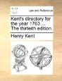 Kent'S Directory For The Year 1763 ... T - Preview