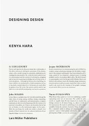 Kenya Hara Designing Design ( Paperback ) /Anglais