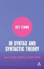 Key Terms In Syntax And Syntactic Theory - Preview