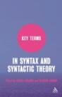 Key Terms In Syntax And Syntactic Theory - Preview