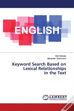 Capa do artigo Keyword Search Based On Lexical Relationships In The Text