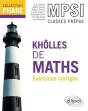 Khôlles De Maths Mpsi - Exercices Corrigés - Preview